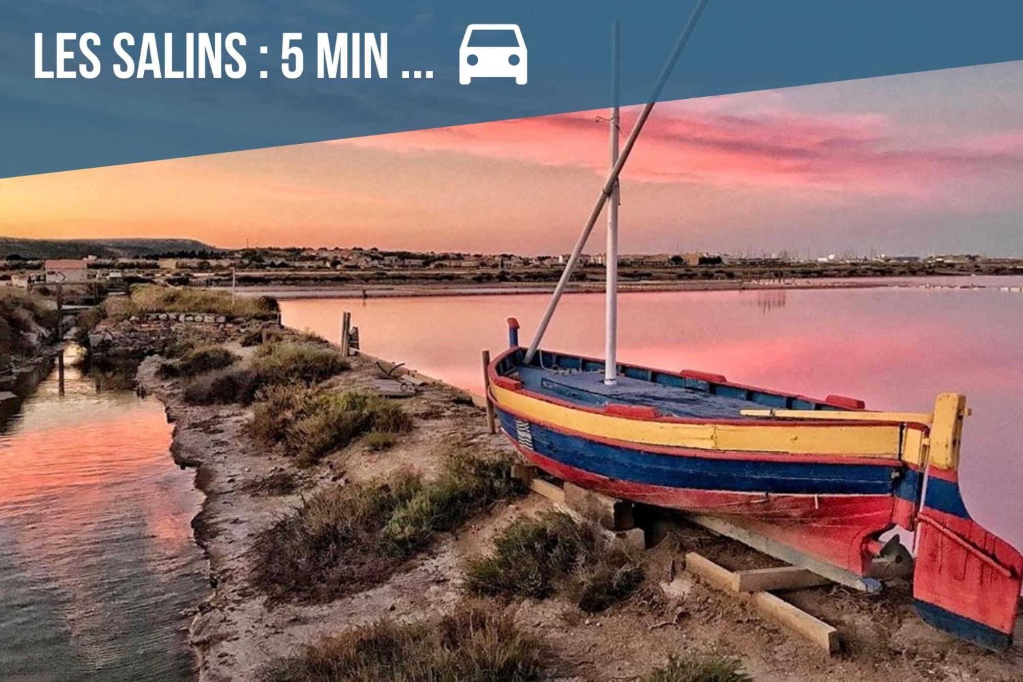 L'Eden - Vue Magnifique Sur Le Port, Les Chalets & La Mer - Gruissan Bagian luar foto